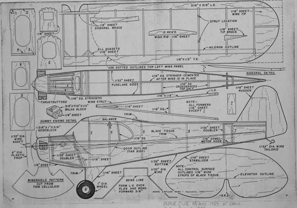 Piper Cub Plan - Click Image to Close